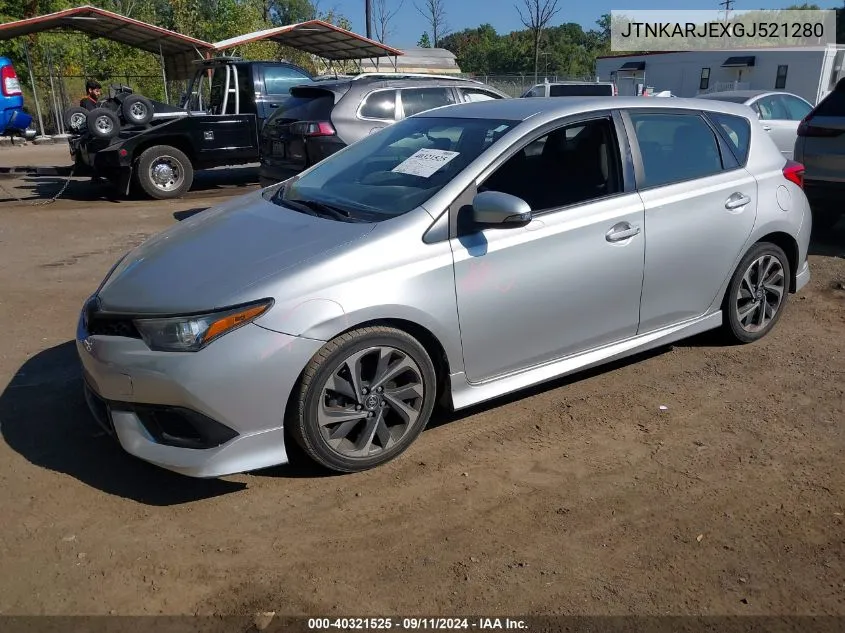 2016 Scion Im VIN: JTNKARJEXGJ521280 Lot: 40321525