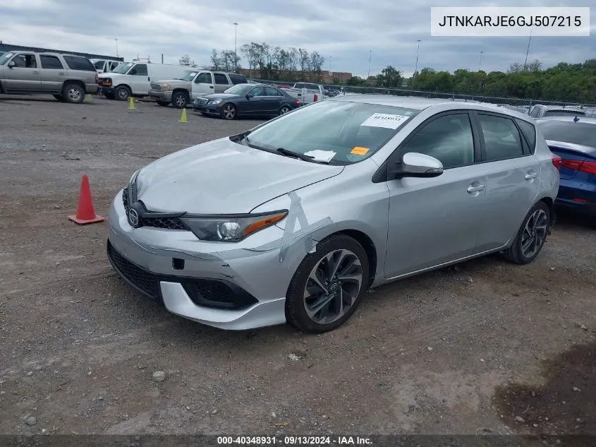 2016 Scion Im VIN: JTNKARJE6GJ507215 Lot: 40348931