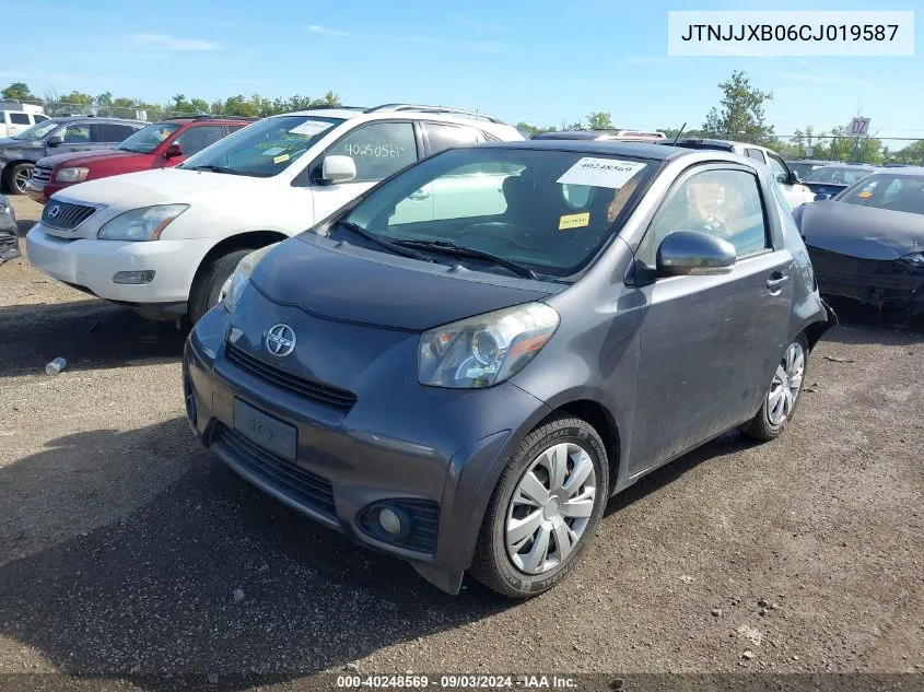 JTNJJXB06CJ019587 2012 Scion Iq