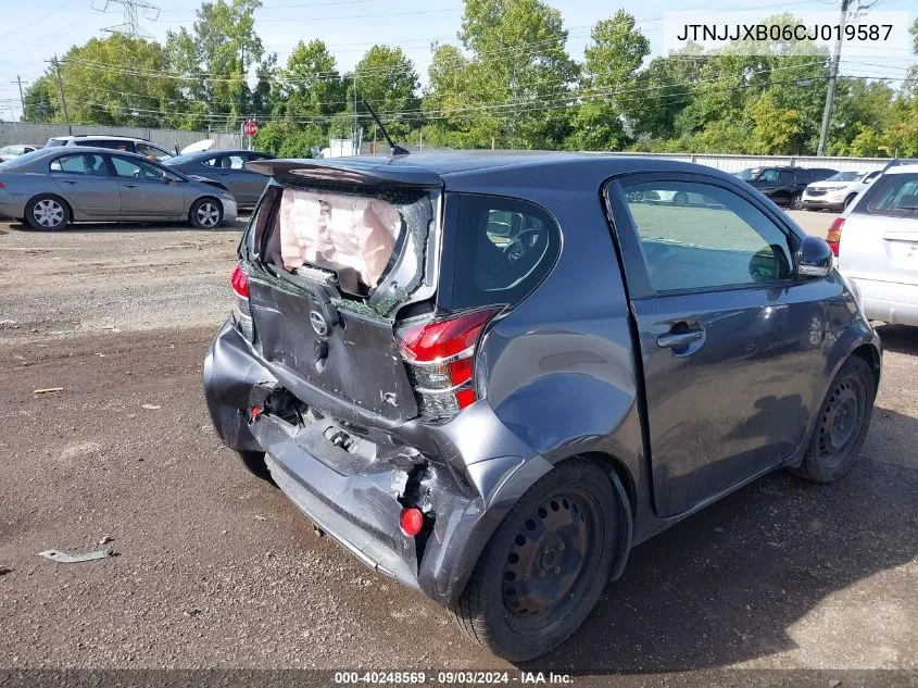 JTNJJXB06CJ019587 2012 Scion Iq