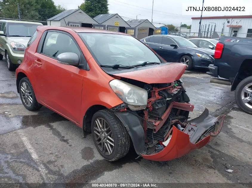 2013 Scion Iq VIN: JTNJJXB08DJ024422 Lot: 40340870