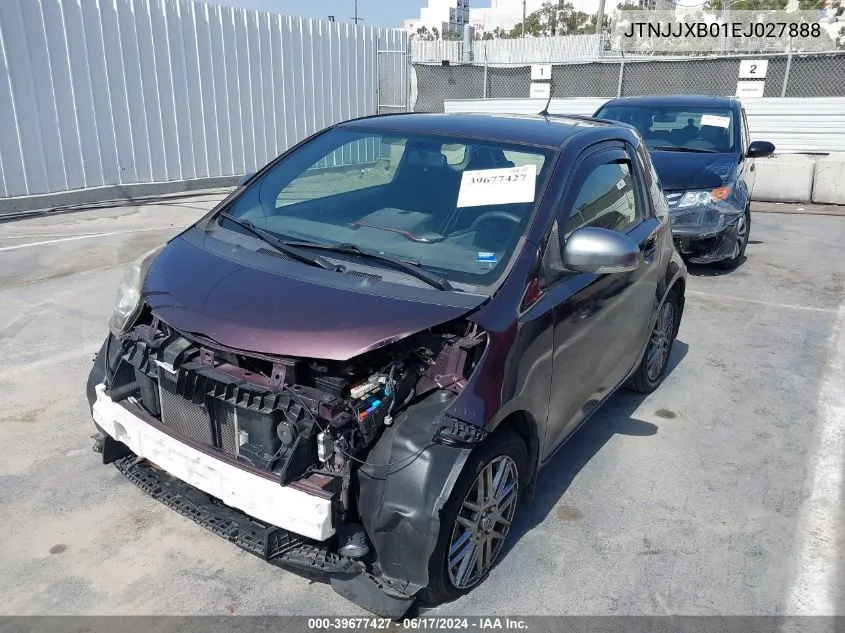 2014 Scion Iq VIN: JTNJJXB01EJ027888 Lot: 39677427