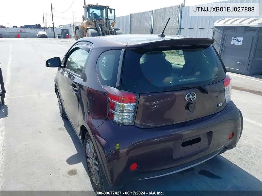 2014 Scion Iq VIN: JTNJJXB01EJ027888 Lot: 39677427