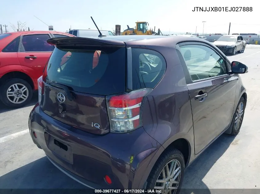 JTNJJXB01EJ027888 2014 Scion Iq