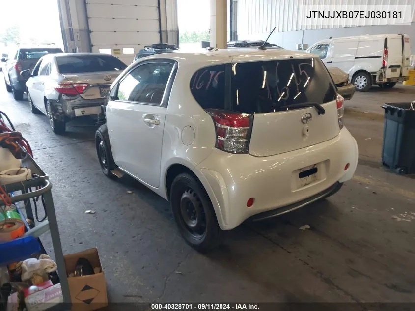 2014 Scion Iq VIN: JTNJJXB07EJ030181 Lot: 40328701