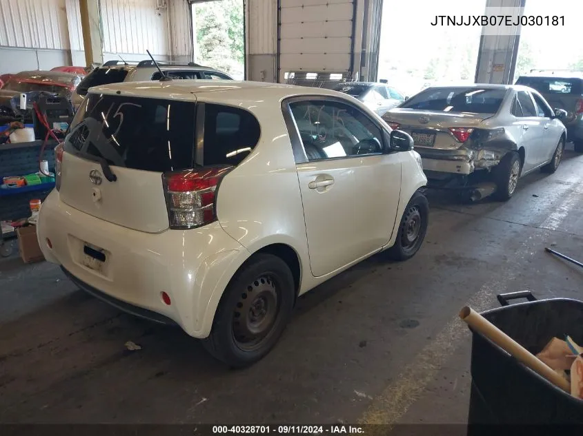 2014 Scion Iq VIN: JTNJJXB07EJ030181 Lot: 40328701