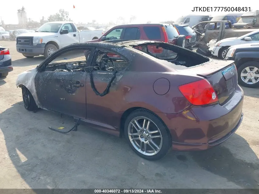 JTKDE177750048431 2005 Scion Tc