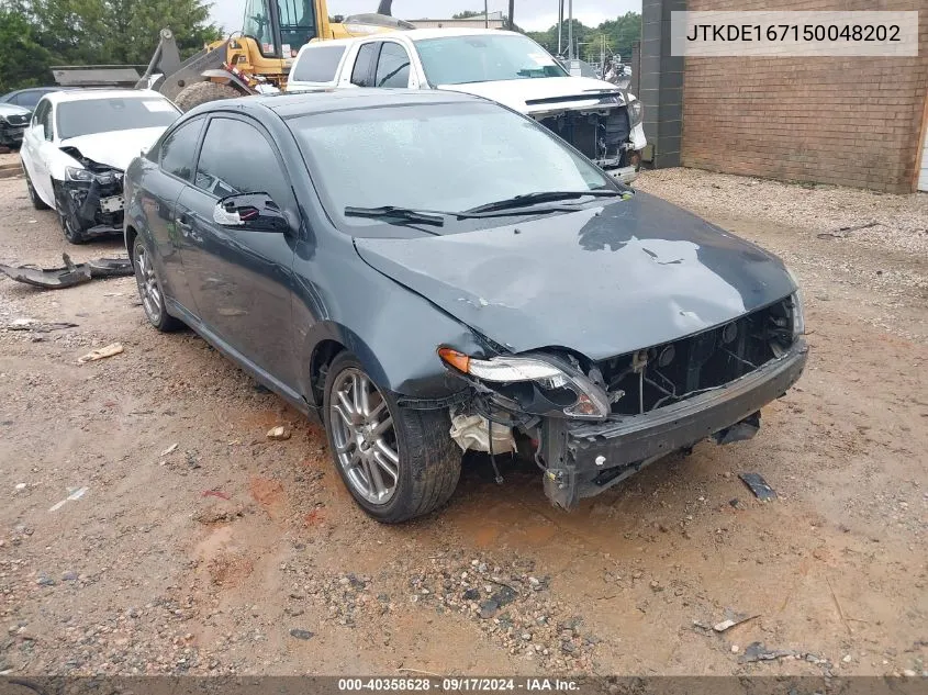 2005 Scion Tc VIN: JTKDE167150048202 Lot: 40358628