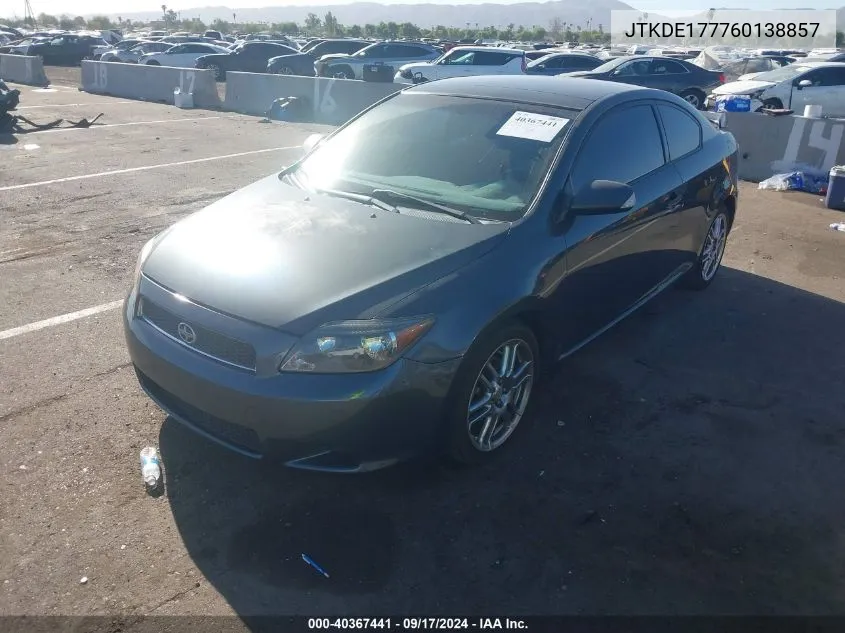 2006 Scion Tc VIN: JTKDE177760138857 Lot: 40367441