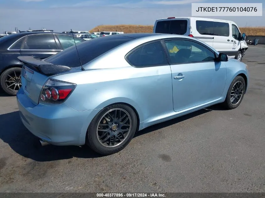 JTKDE177760104076 2006 Scion Tc