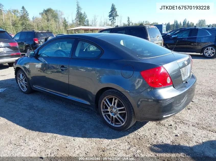 JTKDE167570193228 2007 Scion Tc