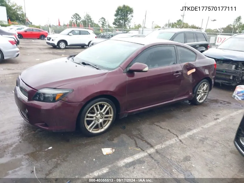 JTKDE177570177111 2007 Scion Tc