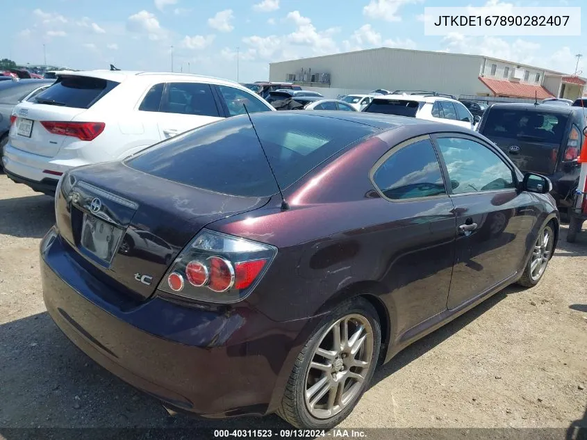 JTKDE167890282407 2009 Scion Tc