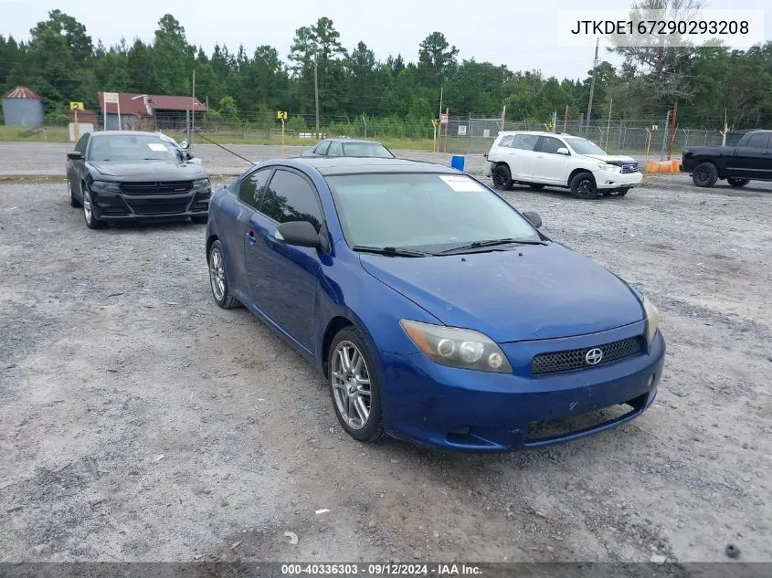 2009 Scion Tc VIN: JTKDE167290293208 Lot: 40336303