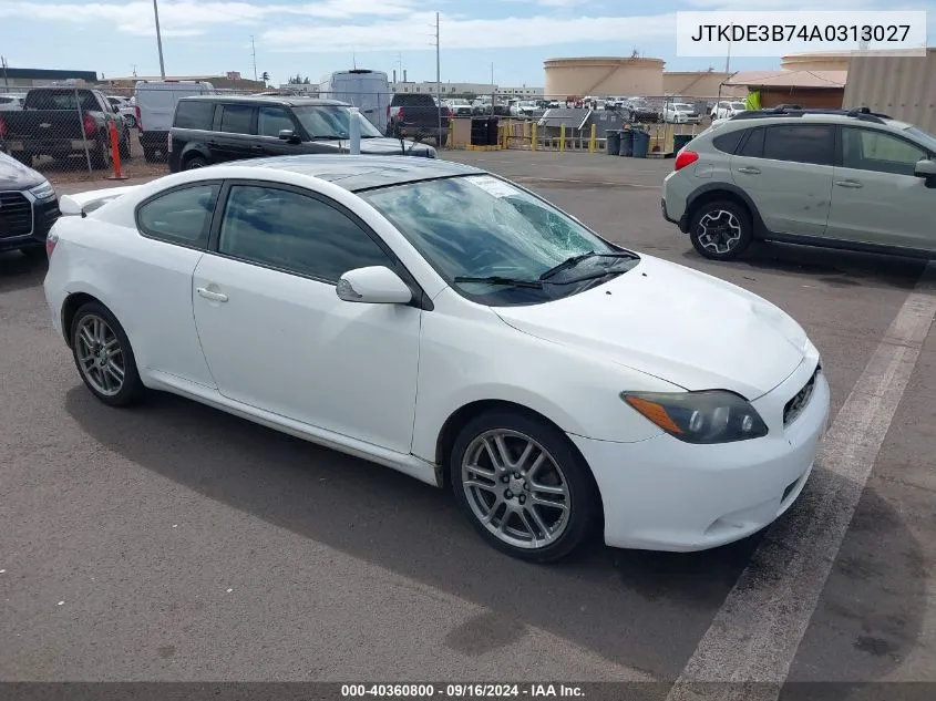 2010 Scion Tc Release Series 6.0 VIN: JTKDE3B74A0313027 Lot: 40360800