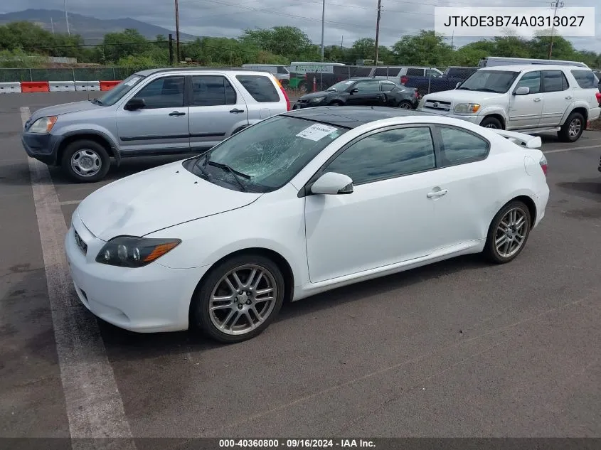 2010 Scion Tc Release Series 6.0 VIN: JTKDE3B74A0313027 Lot: 40360800