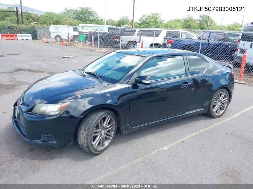 2011 Scion Tc VIN: JTKJF5C79B3005121 Lot: 40349784