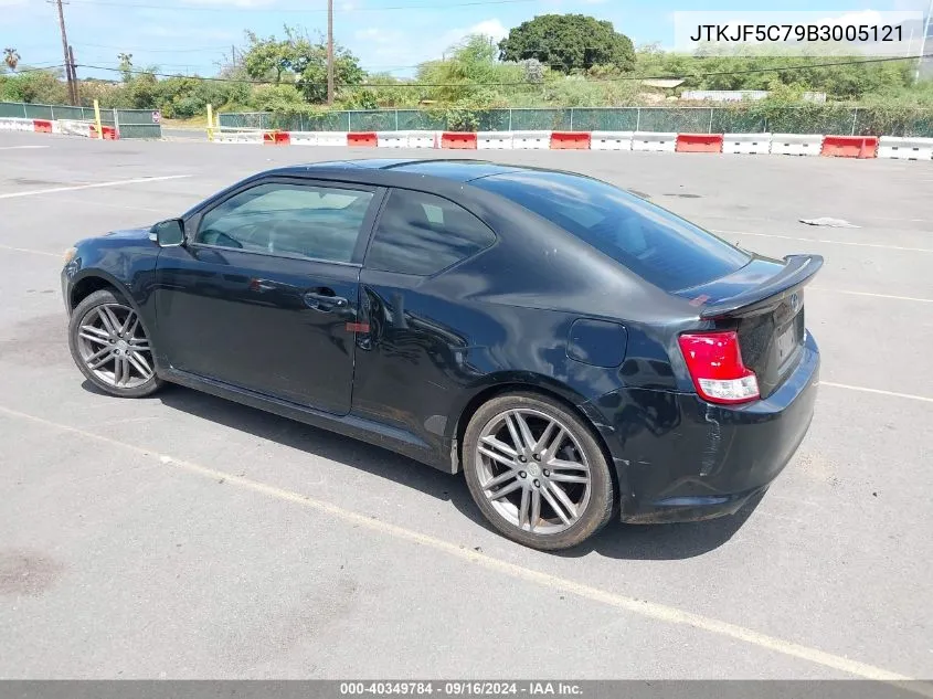 2011 Scion Tc VIN: JTKJF5C79B3005121 Lot: 40349784