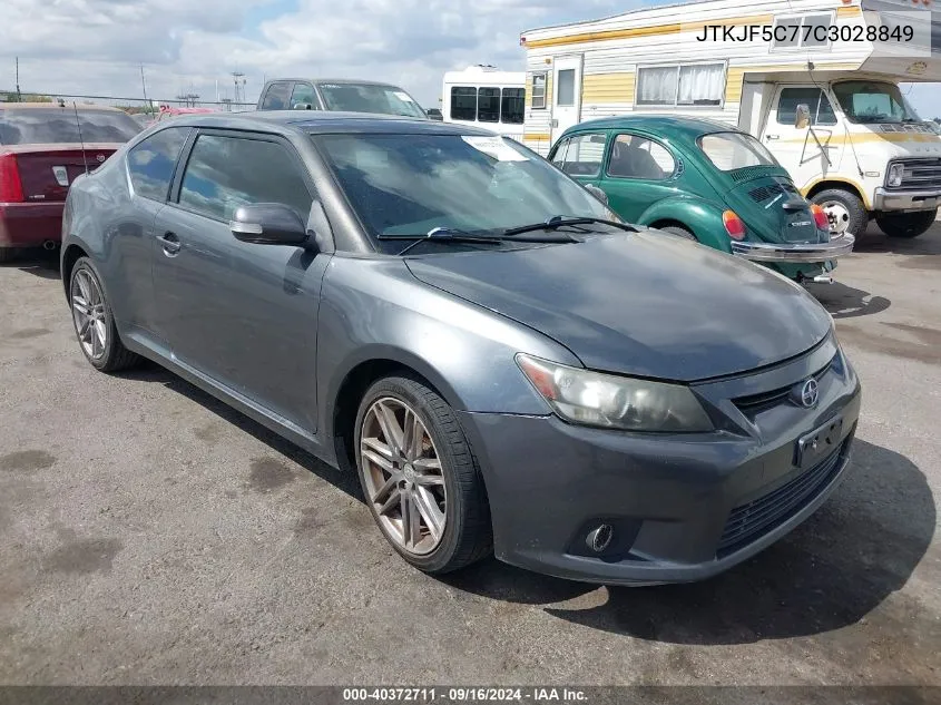 2012 Scion Tc VIN: JTKJF5C77C3028849 Lot: 40372711