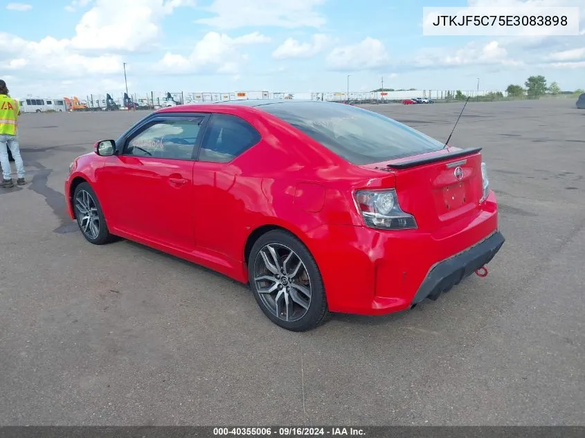 2014 Scion Tc VIN: JTKJF5C75E3083898 Lot: 40355006