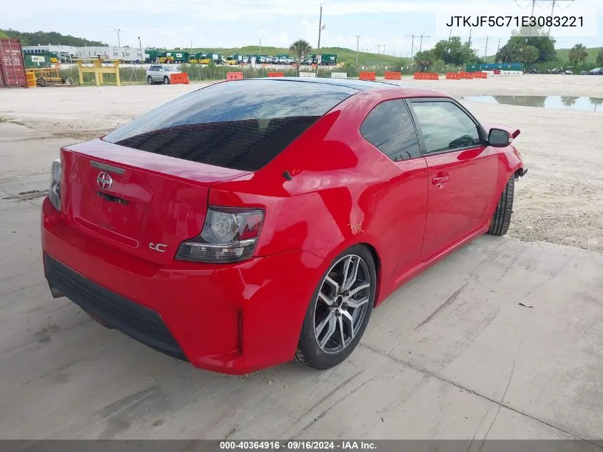 JTKJF5C71E3083221 2014 Scion Tc