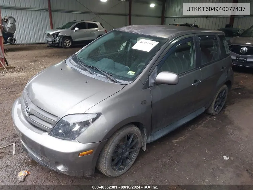 JTKKT604940077437 2004 Scion Xa