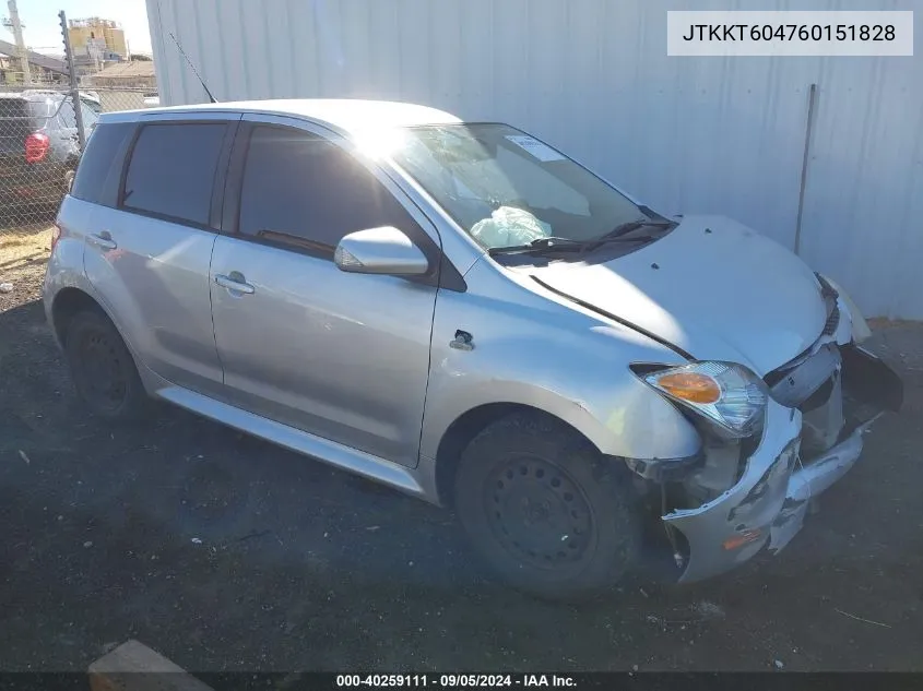 JTKKT604760151828 2006 Scion Xa