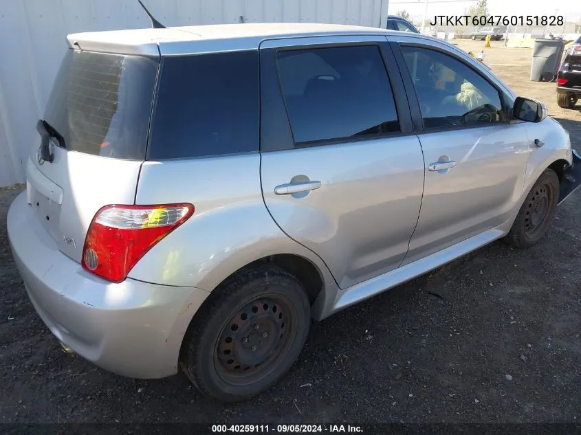 JTKKT604760151828 2006 Scion Xa