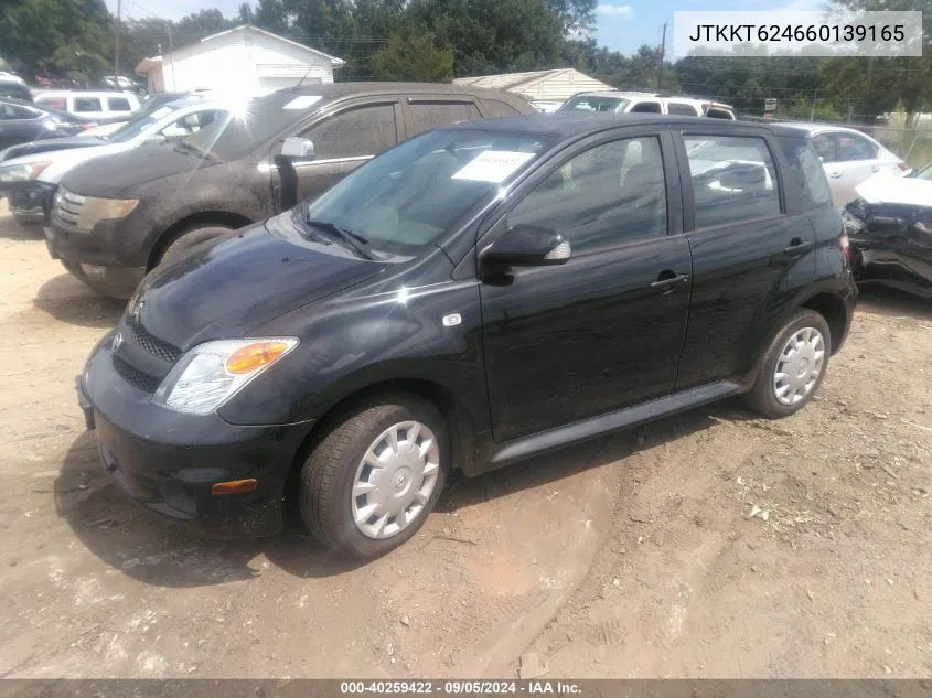 2006 Scion Xa VIN: JTKKT624660139165 Lot: 40259422