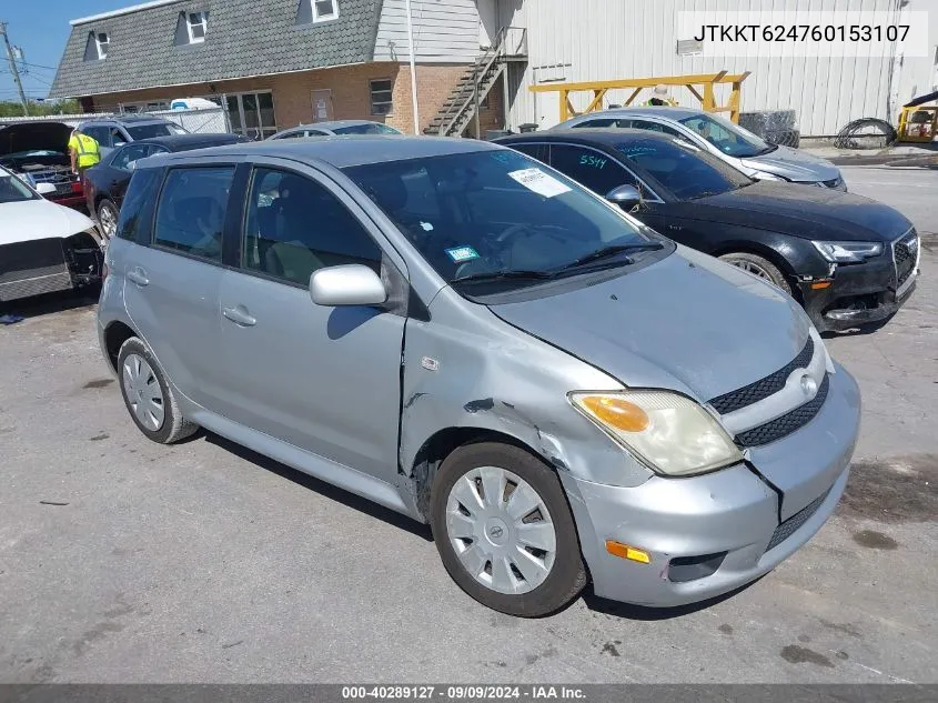 2006 Scion Xa VIN: JTKKT624760153107 Lot: 40289127