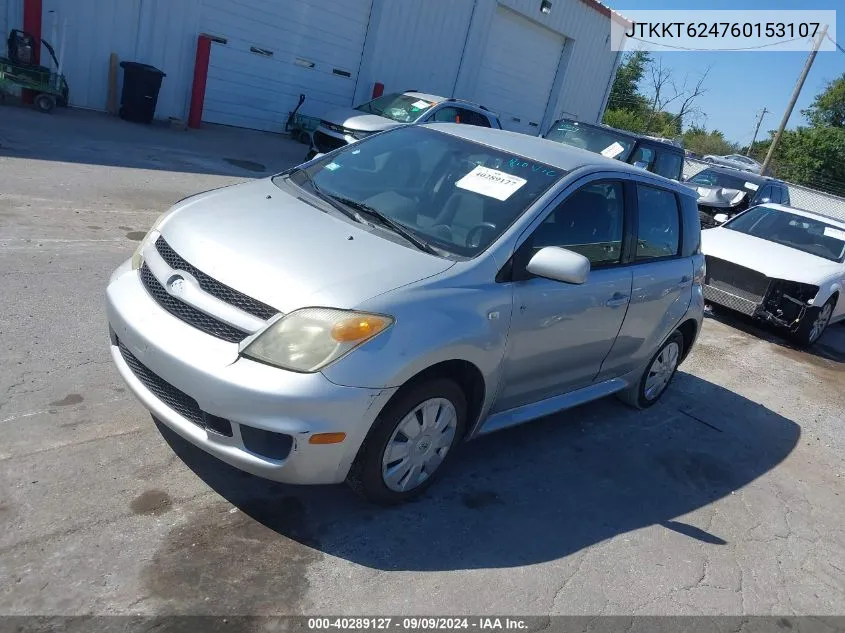 2006 Scion Xa VIN: JTKKT624760153107 Lot: 40289127