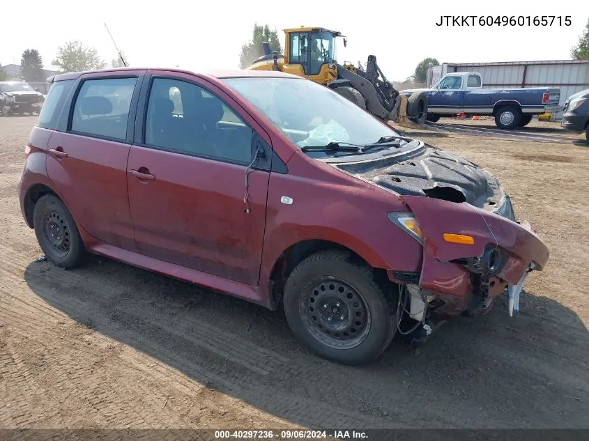 2006 Scion Xa VIN: JTKKT604960165715 Lot: 40297236