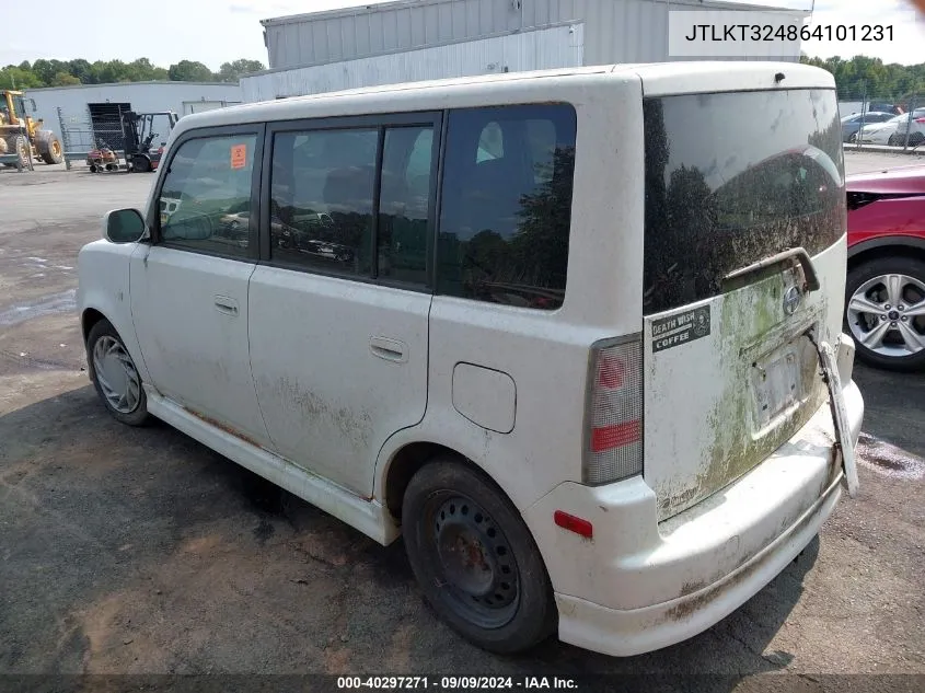 2006 Scion Xb VIN: JTLKT324864101231 Lot: 40297271