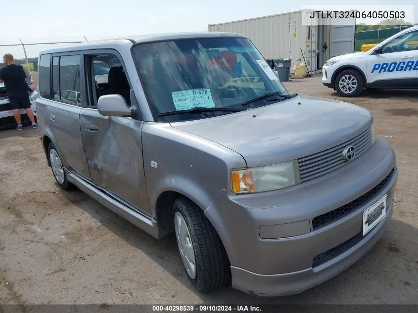 2006 Scion Xb VIN: JTLKT324064050503 Lot: 40298539