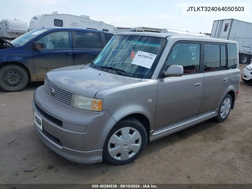 2006 Scion Xb VIN: JTLKT324064050503 Lot: 40298539