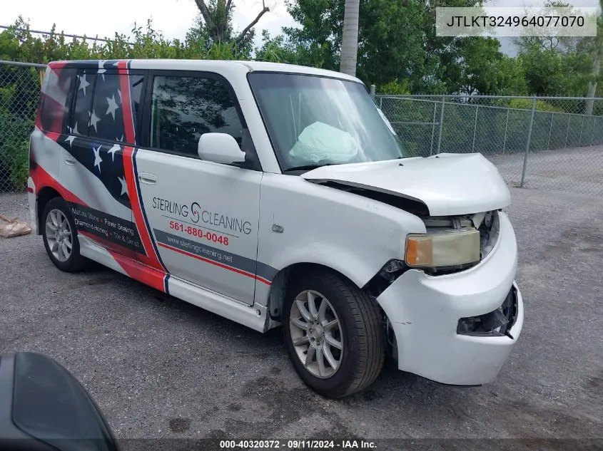 2006 Scion Xb VIN: JTLKT324964077070 Lot: 40320372