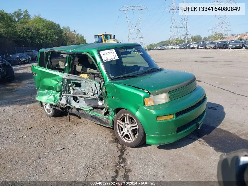 JTLKT334164080849 2006 Scion Xb