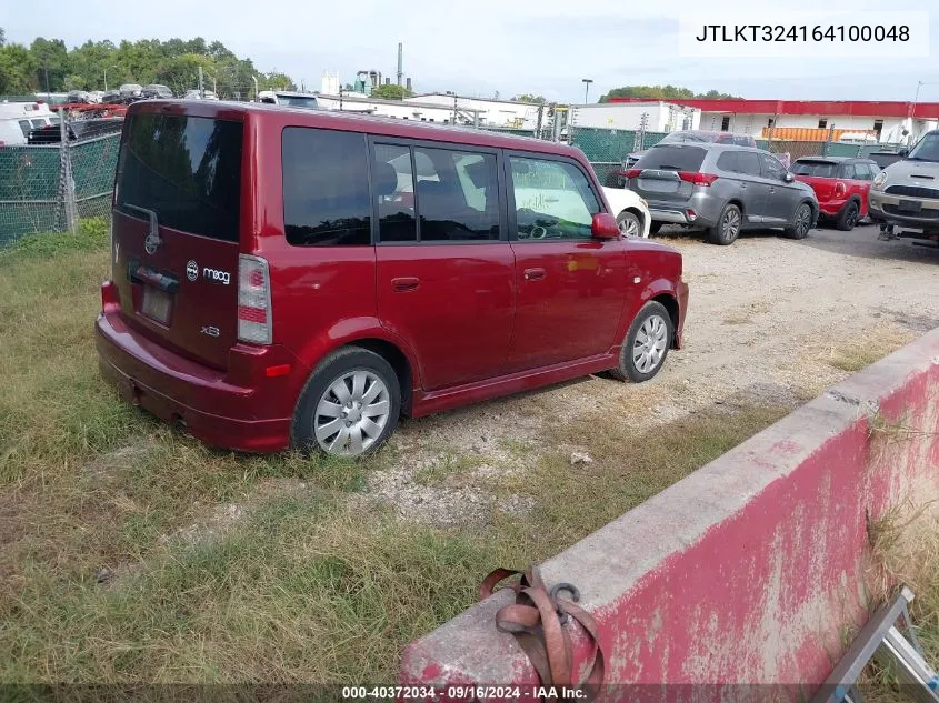 JTLKT324164100048 2006 Scion Xb