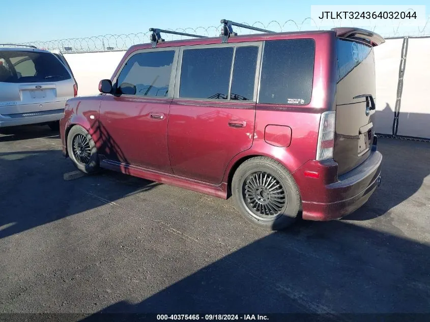 2006 Scion Xb VIN: JTLKT324364032044 Lot: 40375465