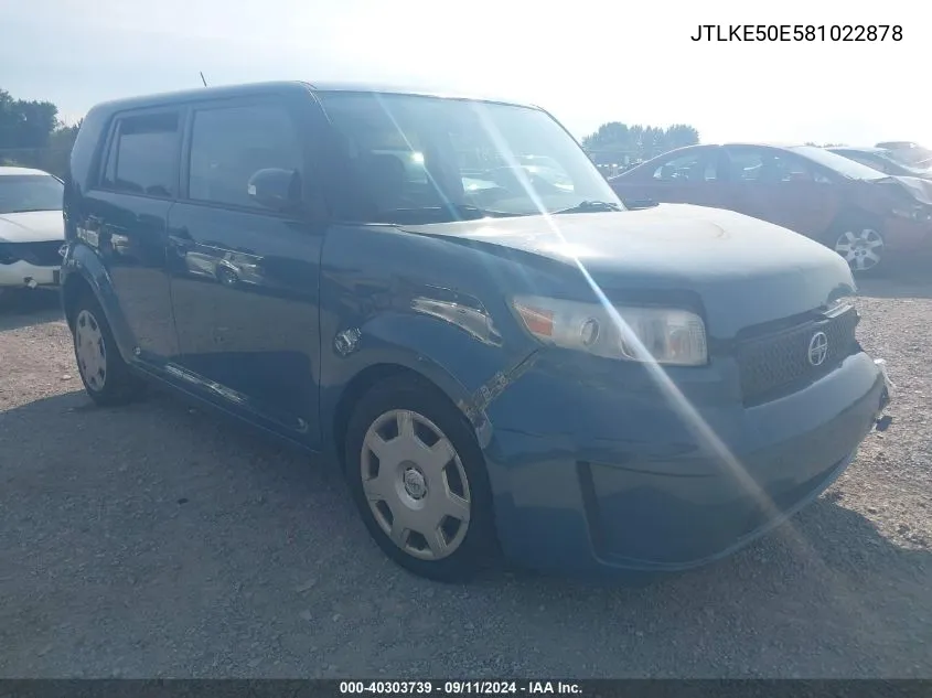 JTLKE50E581022878 2008 Scion Xb