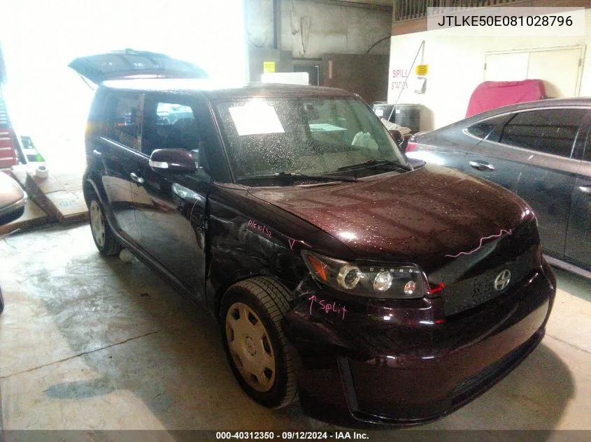 2008 Scion Xb VIN: JTLKE50E081028796 Lot: 40312350