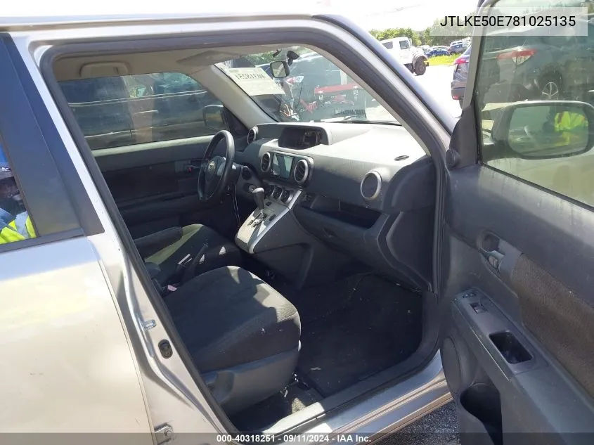 JTLKE50E781025135 2008 Scion Xb