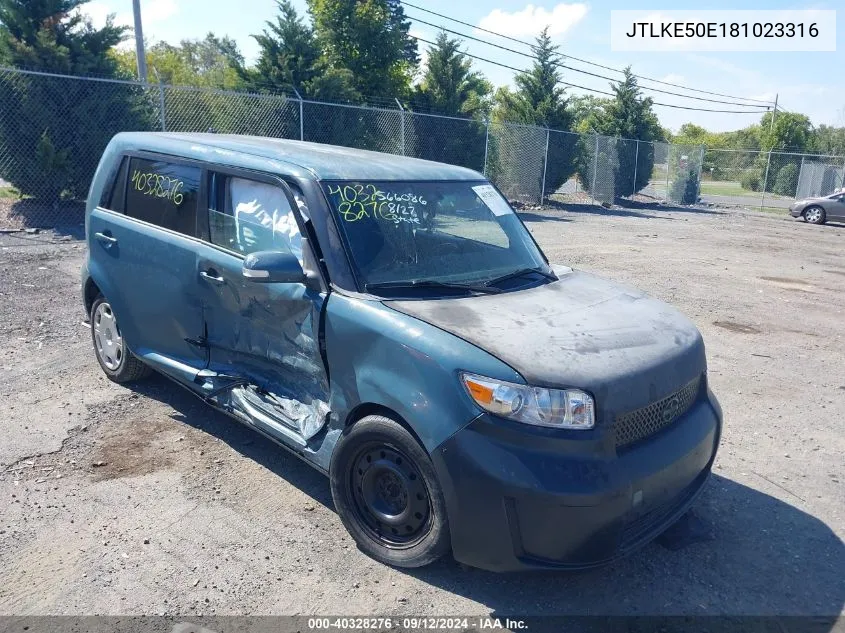 2008 Scion Xb Xb VIN: JTLKE50E181023316 Lot: 40328276