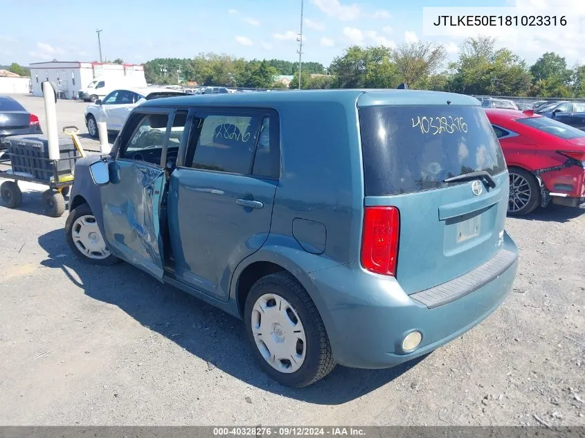 2008 Scion Xb Xb VIN: JTLKE50E181023316 Lot: 40328276