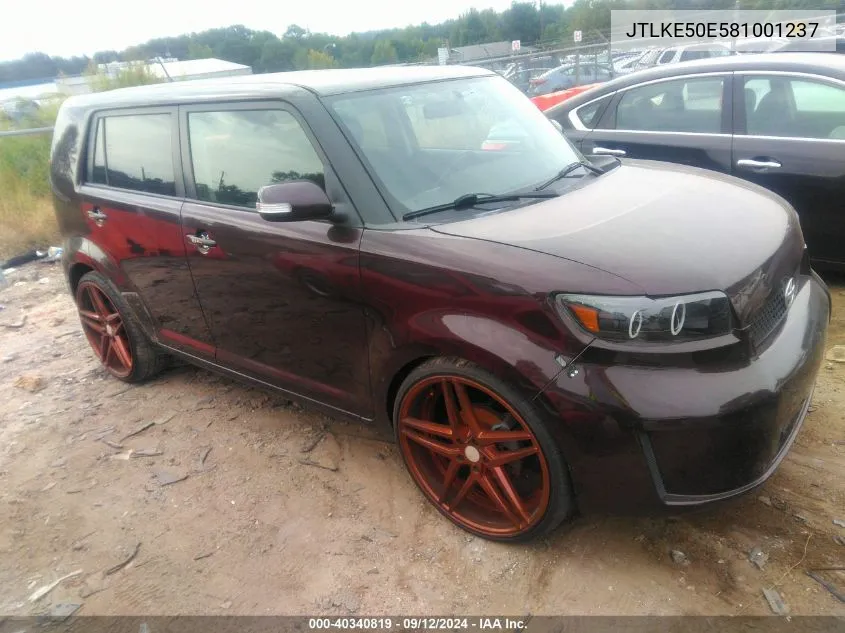 2008 Scion Xb VIN: JTLKE50E581001237 Lot: 40340819