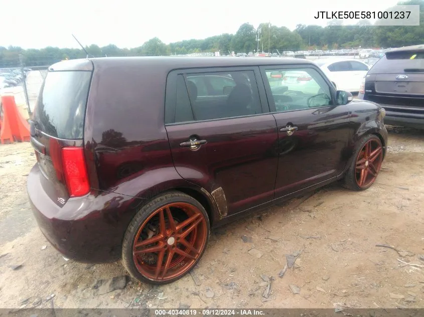 2008 Scion Xb VIN: JTLKE50E581001237 Lot: 40340819