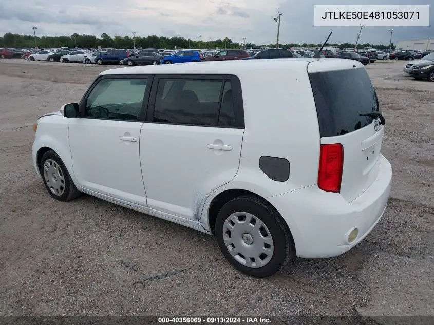 2008 Scion Xb VIN: JTLKE50E481053071 Lot: 40356069