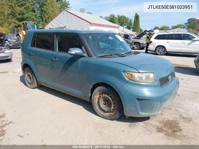 2008 Scion Xb VIN: JTLKE50E581023951 Lot: 40369279