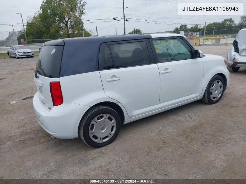 2010 Scion Xb Xb VIN: JTLZE4FE8A1106943 Lot: 40340139