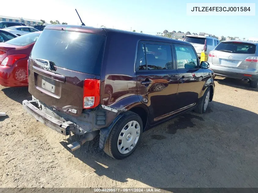 2012 Scion Xb VIN: JTLZE4FE3CJ001584 Lot: 40299577